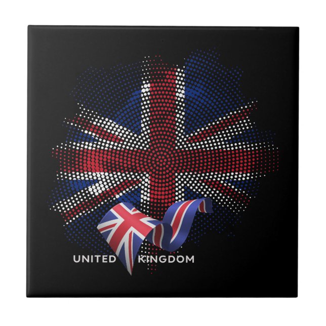United Kingdom Flag Tile (Front)