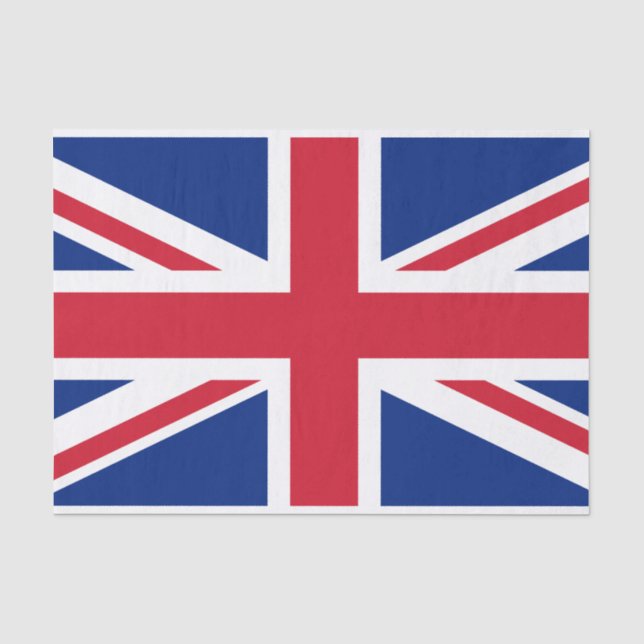 United Kingdom flag Tissue Paper (Front)