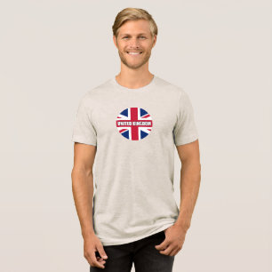 United Kingdom Flag Tri-Blend Shirt