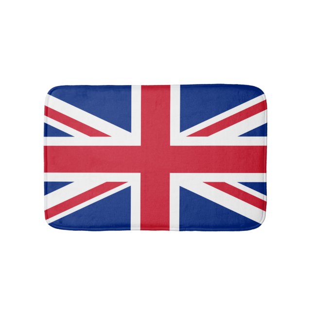 United Kingdom flag Union Jack Bath Mat (Front)