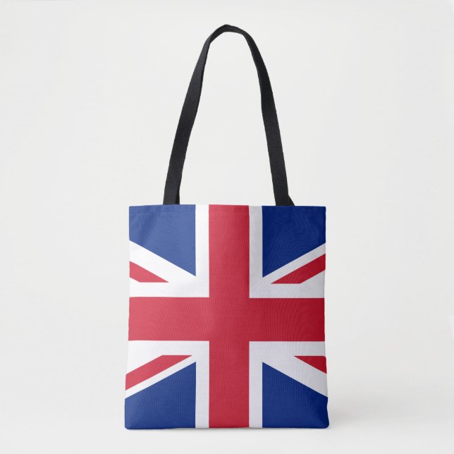 United Kingdom flag Union Jack Tote Bag (Front)