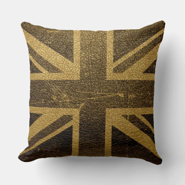 United Kingdom Flag Vintage #2 Cushion (Front)