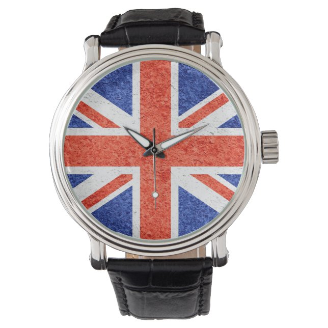 United Kingdom Flag Vintage 2 Watch (Front)