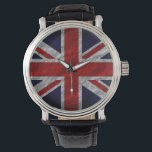 United Kingdom Flag Vintage 3 Watch<br><div class="desc">United Kingdom Flag Vintage. Design is available on other products.</div>