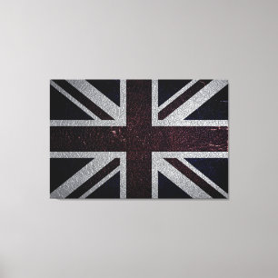 United Kingdom Flag Vintage #4 Canvas Print