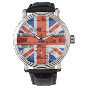 United Kingdom Flag Vintage 4 Watch
