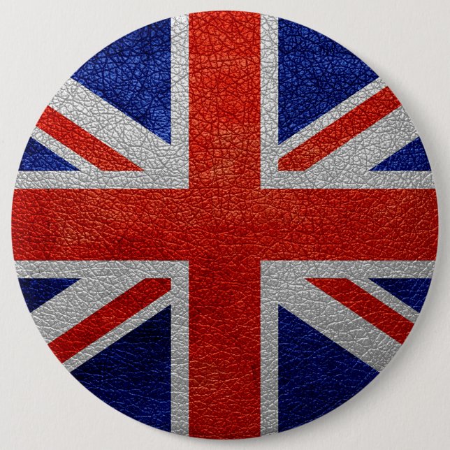 United Kingdom Flag Vintage 6 Cm Round Badge (Front)