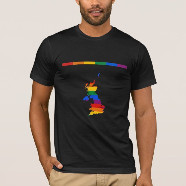 UNITED KINGDOM GAY PRIDE T-Shirt (Front)