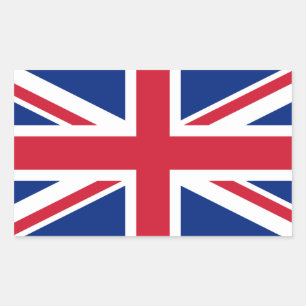 United Kingdom/Great Britain/British Flag Rectangular Sticker