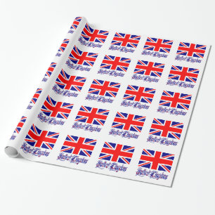 United Kingdom Great Britain Flag Gift Wrapping Paper