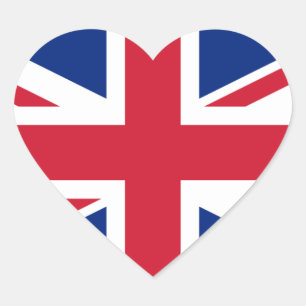 united kingdom heart sticker