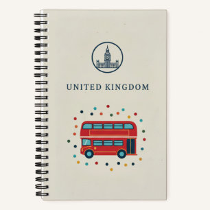 United Kingdom Heritage & Big Ben Photo Archive Notebook