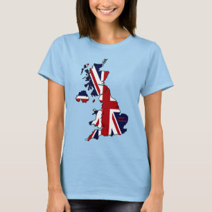 United Kingdom Map Women's T-Shirt