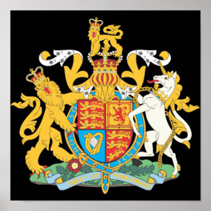 United Kingdom national emblem Poster