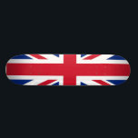 United Kingdom National Flag Skateboard<br><div class="desc">National flag of Great Britain & Northern Ireland This flag, also known as the Union Jack or Union Flag, originated in 1801 with the union of Great Britain and Ireland. It consists of a combination of the flags of England, Scotland and Ireland, and has a 2:1 ratio (although a version...</div>