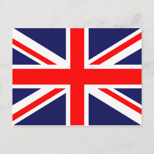United Kingdom of Great Britain Union Jack Flag Postcard