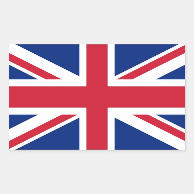 united kingdom rectangular sticker (Front)