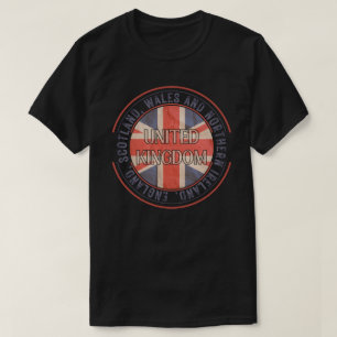 United Kingdom Retro Flag  T-Shirt
