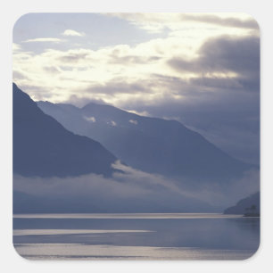 United Kingdom, Scotland. Loch Duich Square Sticker