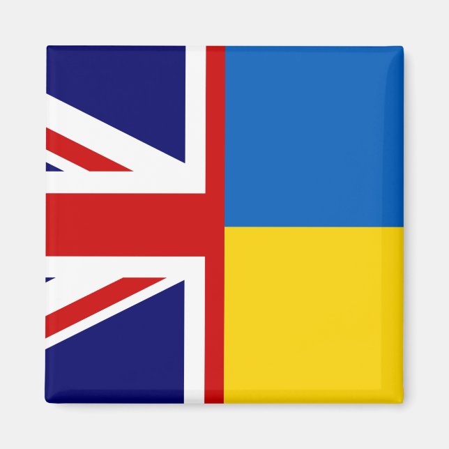 United Kingdom Ukraine Magnate Magnet (Front)