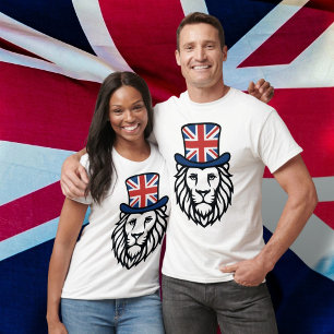 United Kingdom Union Flag Lion T-Shirt