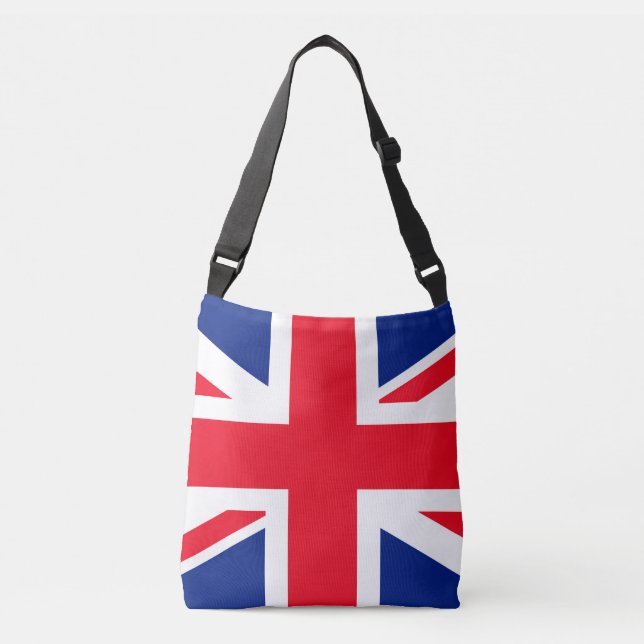 United Kingdom Union Jack Flag Crossbody Bag (Front)