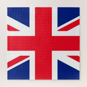 United Kingdom Union Jack Flag Jigsaw Puzzle
