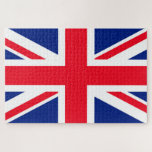 United Kingdom Union Jack Flag Jigsaw Puzzle<br><div class="desc">United Kingdom Union Jack Flag</div>