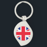 United Kingdom Union Jack Flag Key Ring<br><div class="desc">United Kingdom Union Jack Flag</div>
