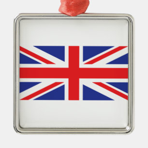 United Kingdom /Union Jack Flag Metal Tree Decoration