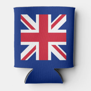 United Kingdom Union Jack Flag of British Colonies Can Cooler