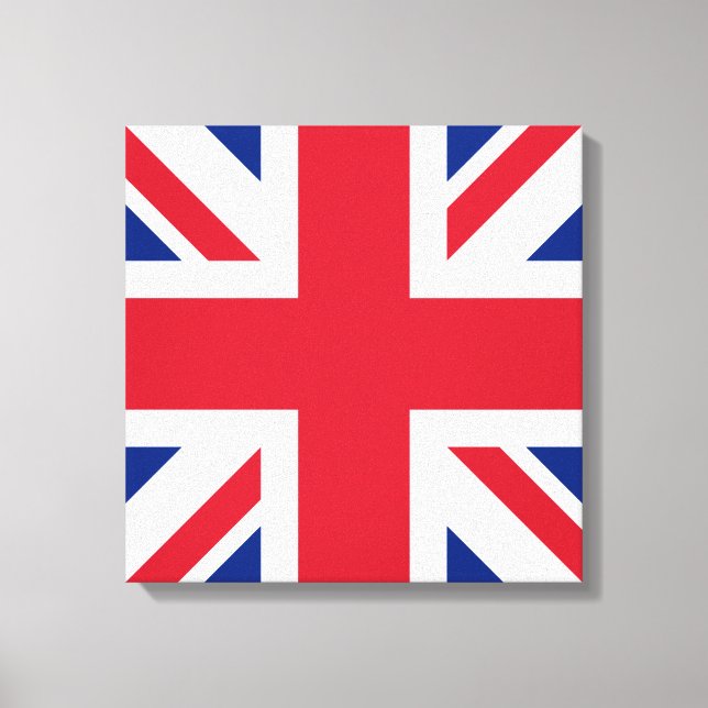 United Kingdom Union Jack Flag of British Colonies Canvas Print (Front)