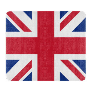 United Kingdom Union Jack Flag of British Colonies Cutting Board