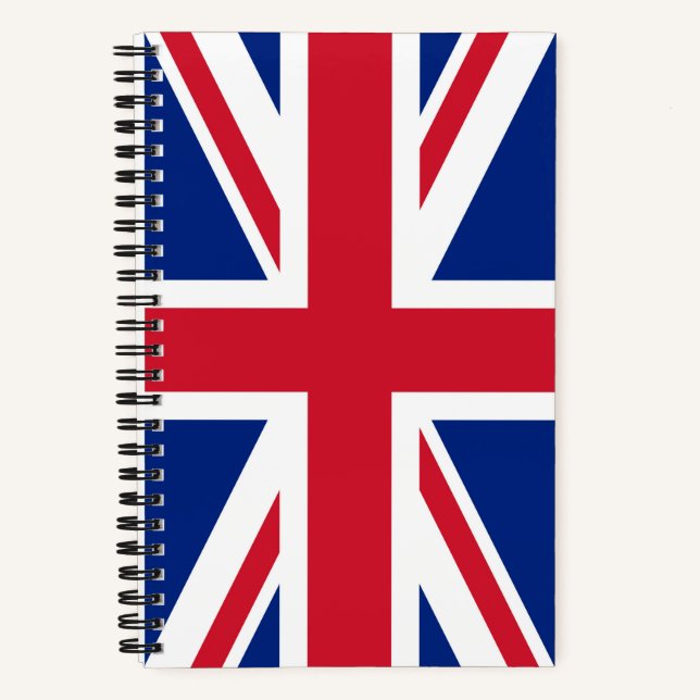 United Kingdom Union Jack Flag of British Colonies Notebook (Front)