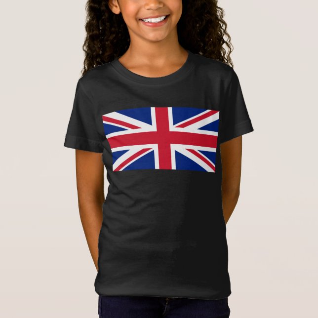 United Kingdom Union Jack Flag of British Colonies T-Shirt (Front)