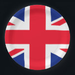 United Kingdom Union Jack Flag Paper Plate<br><div class="desc">United Kingdom Union Jack Flag</div>