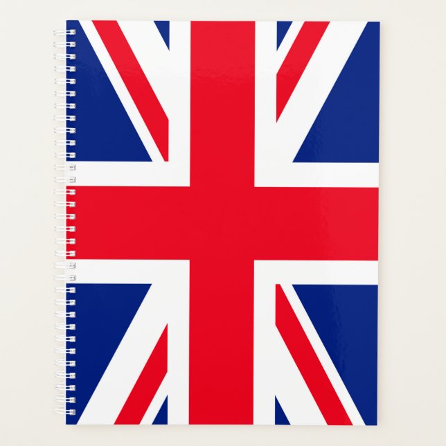 United Kingdom Union Jack Flag Planner (Front)