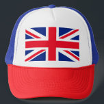 United Kingdom Union Jack Flag Trucker Hat<br><div class="desc">United Kingdom Union Jack Flag</div>