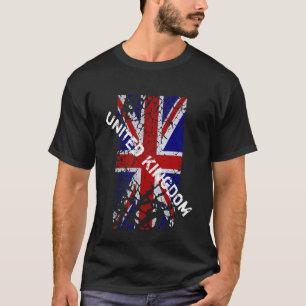United Kingdom -  Vintage Union Jack Flag T-Shirt
