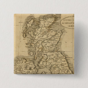 United Kingdoms 15 Cm Square Badge