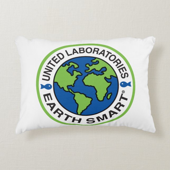 United Laboratories Throw Pillow (Front)