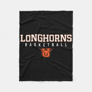 United Longhorns Logo Sketll Hs  Fleece Blanket
