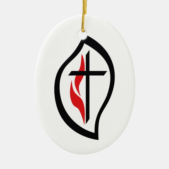 United Methodist Women Ceramic Tree Decoration (Front)