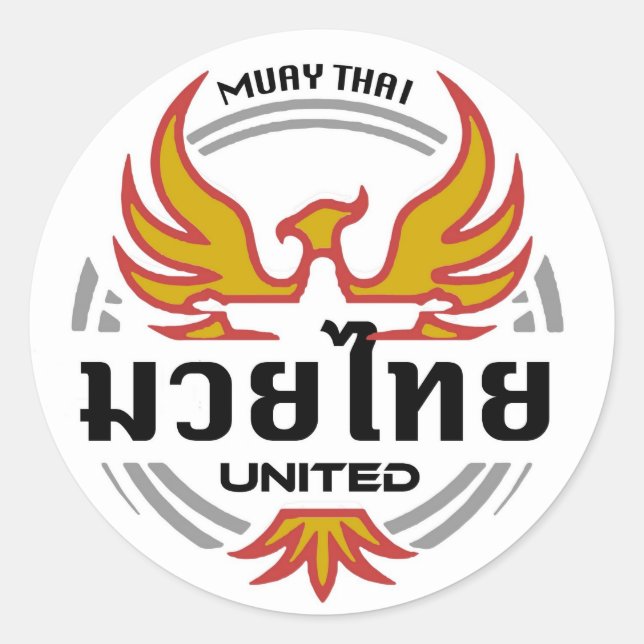 United MMA Muay Thai Sticker (Front)