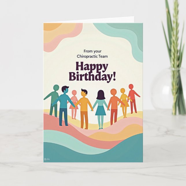 United People Birthday Card (Front)