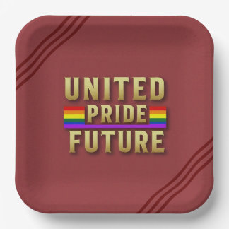 United Pride Future Paper Plate