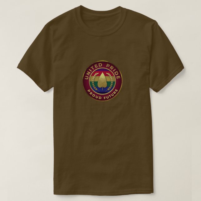  United Pride Proud future  T-Shirt (Design Front)