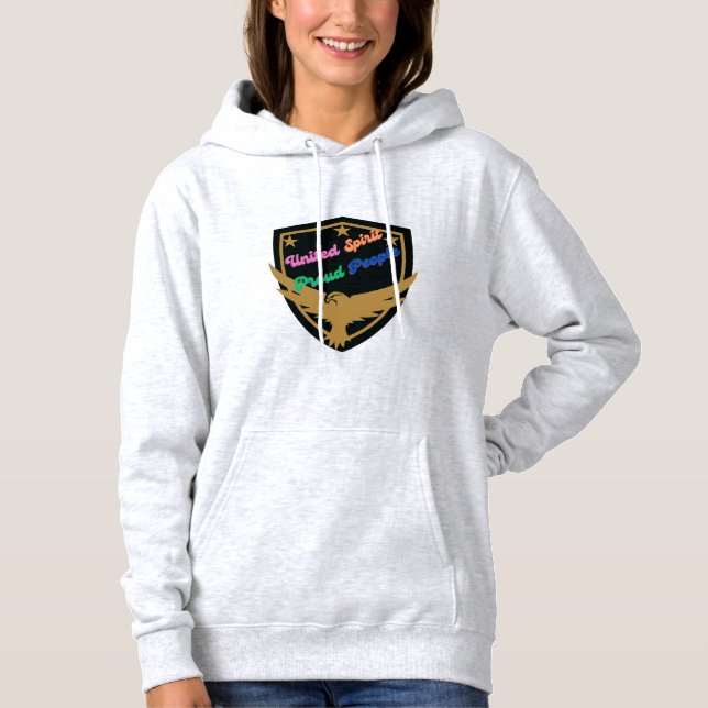 United Spirit Proud People Hoodie (Front)