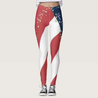 United State Of America Flag Leggings