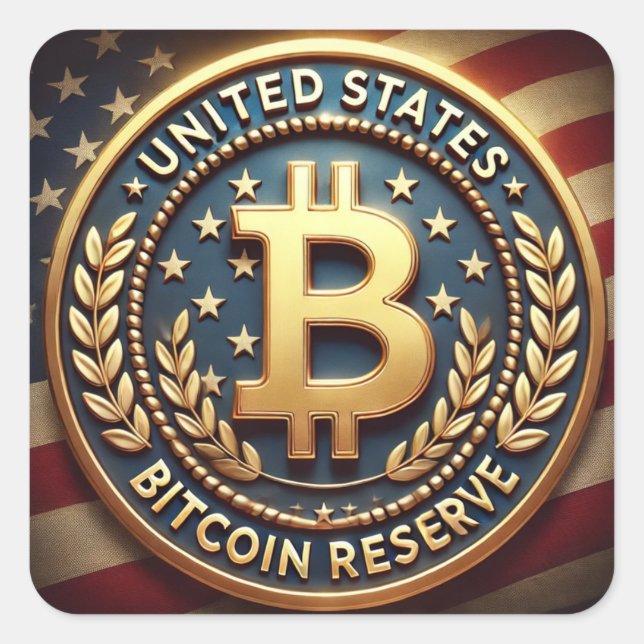 United Stated Bitcoin Reserve sticker (Front)